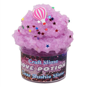 Crystal Clear Slime - Transparent DIY Slime Kit with Glitter & Beads