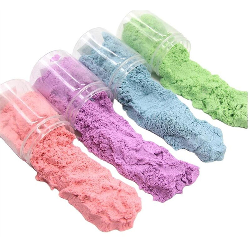Magic Sand Toys - 107g Non-Toxic Kinetic Sand Kit for Sensory Play, 6 Colors details